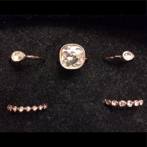 SIENNA Stackable Rose Gold Rings by Premier Design